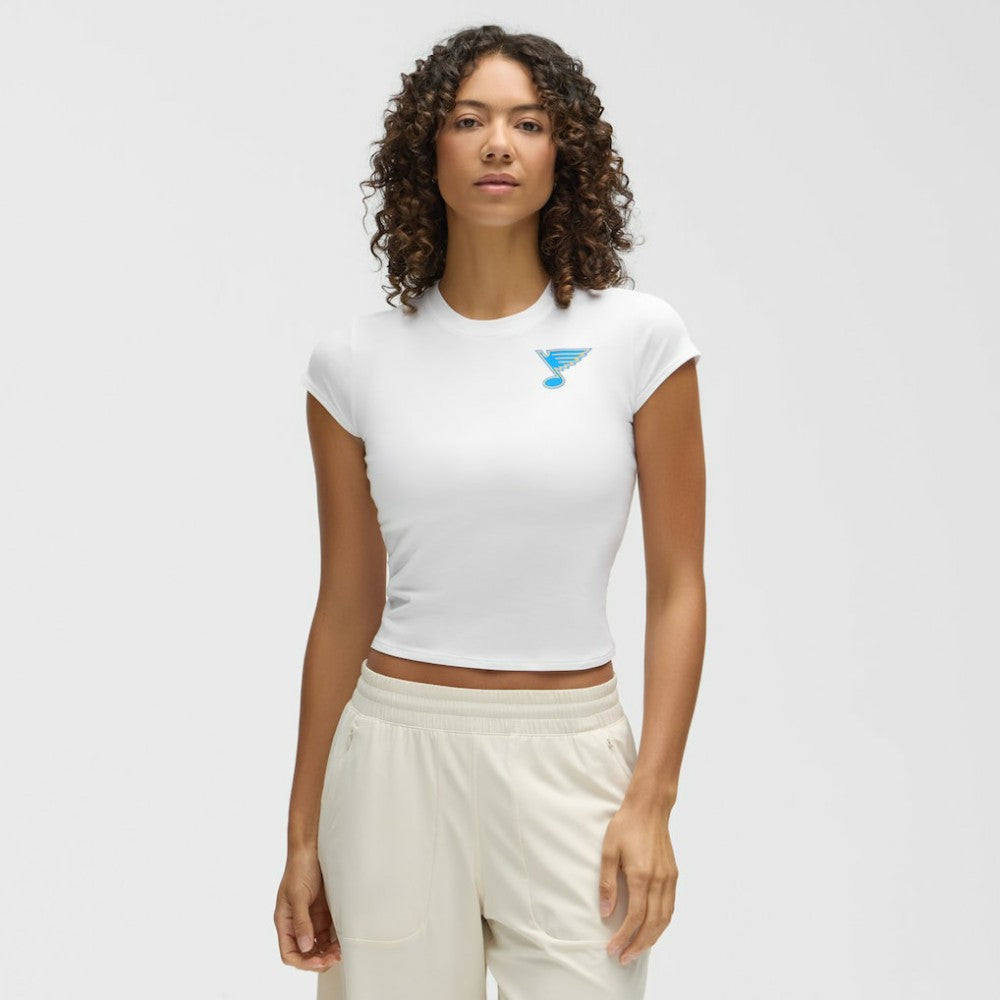 NHL White|White St. Louis Blues lululemon Women's Baby T-Shirt
