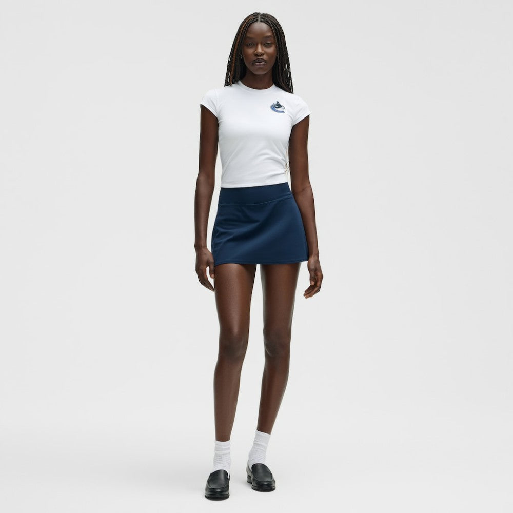 NHL White|White Vancouver Canucks lululemon Women's Baby T-Shirt