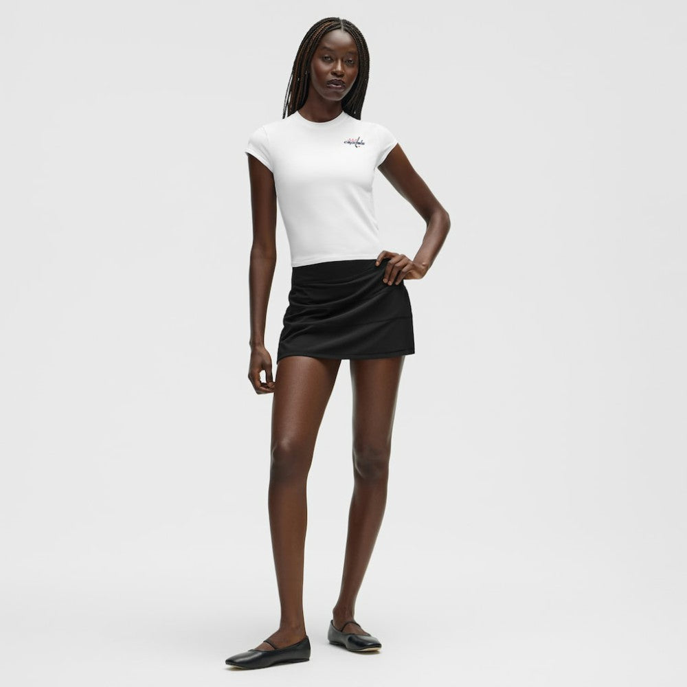 NHL White|White Washington Capitals lululemon Women's Baby T-Shirt