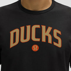 NHL Black|Black Anaheim Ducks lululemon Organic Cotton Classic-Fit T-Shirt