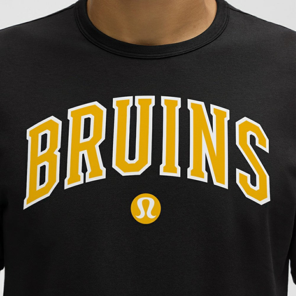 NHL Black|Black Boston Bruins lululemon Organic Cotton Classic-Fit T-Shirt