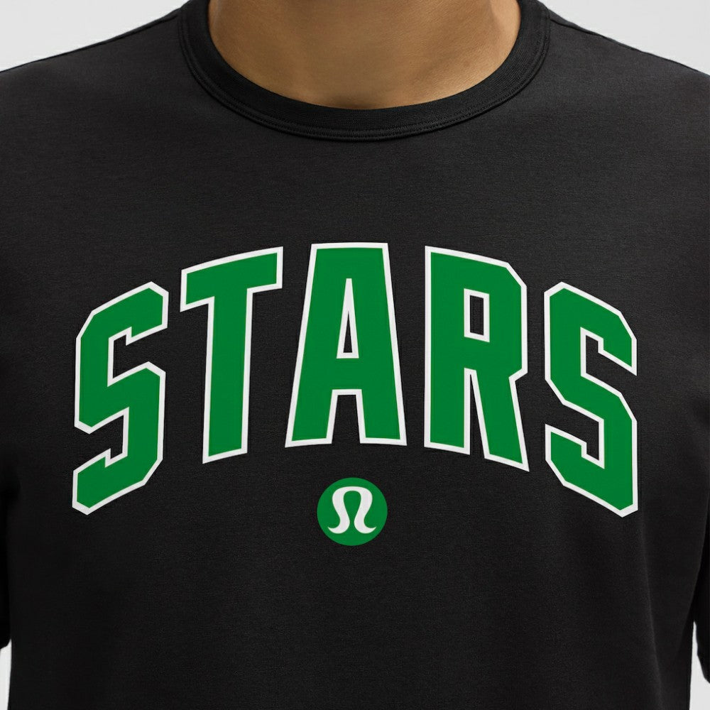 NHL Black|Black Dallas Stars lululemon Organic Cotton Classic-Fit T-Shirt