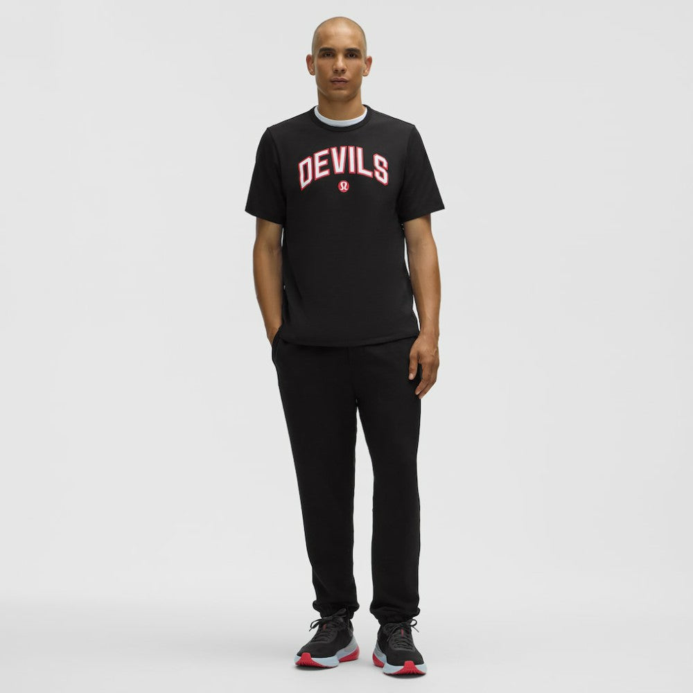 NHL Black|Black New Jersey Devils lululemon Organic Cotton Classic-Fit T-Shirt