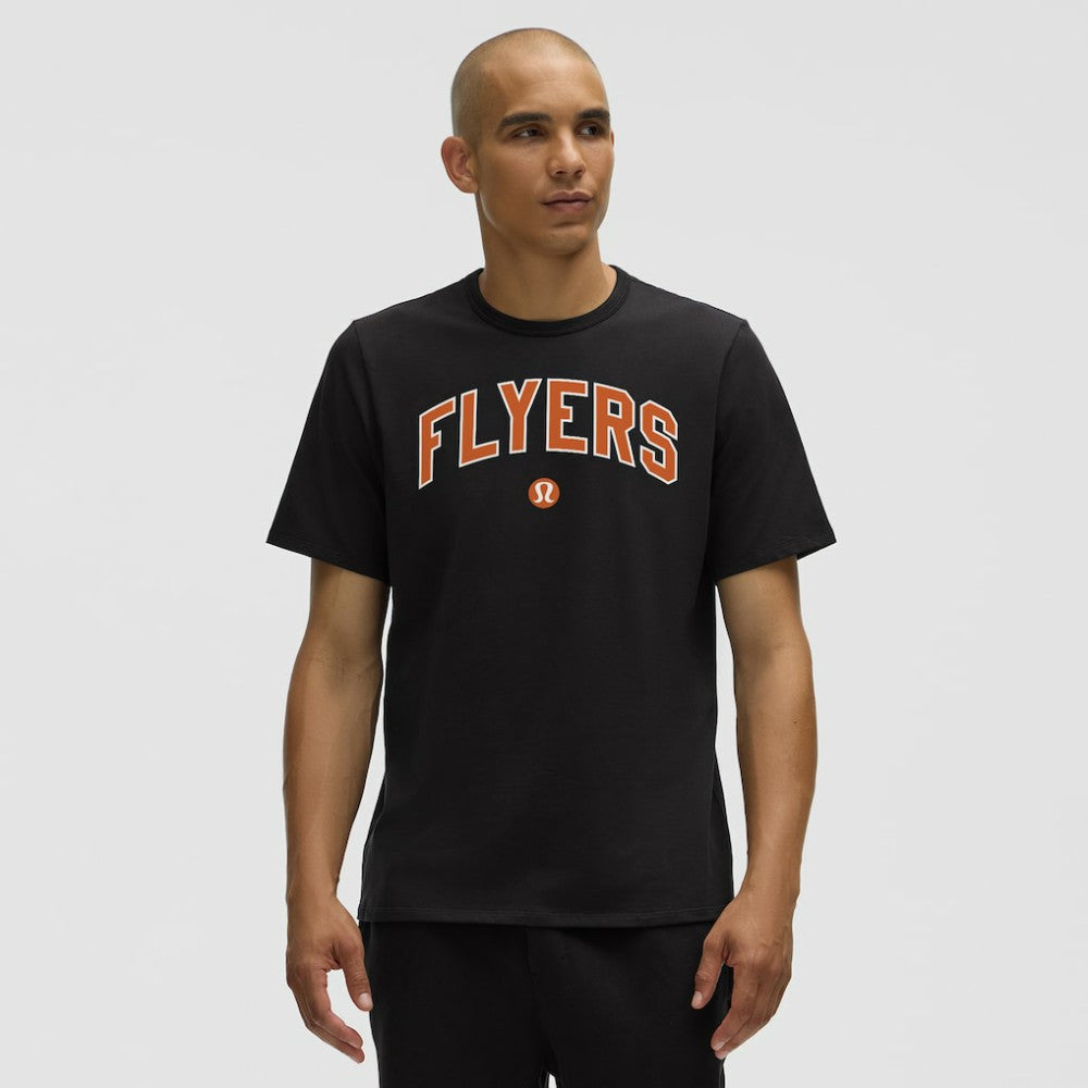 NHL Black|Black Philadelphia Flyers lululemon Organic Cotton Classic-Fit T-Shirt