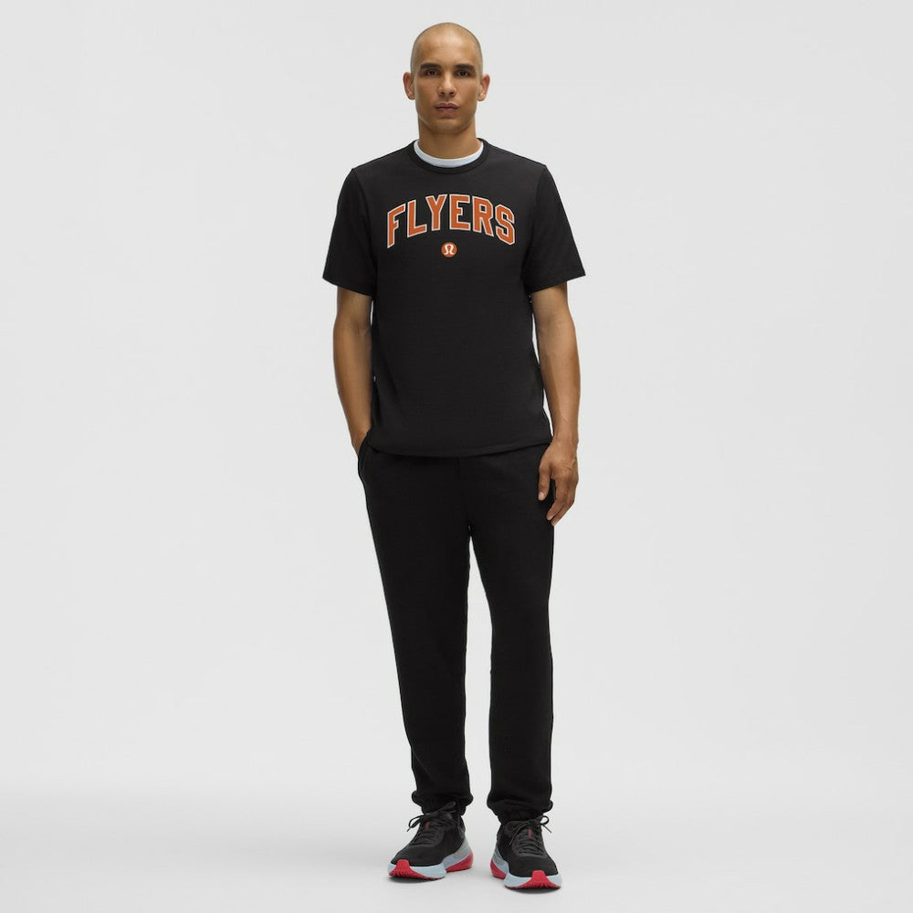 NHL Black|Black Philadelphia Flyers lululemon Organic Cotton Classic-Fit T-Shirt