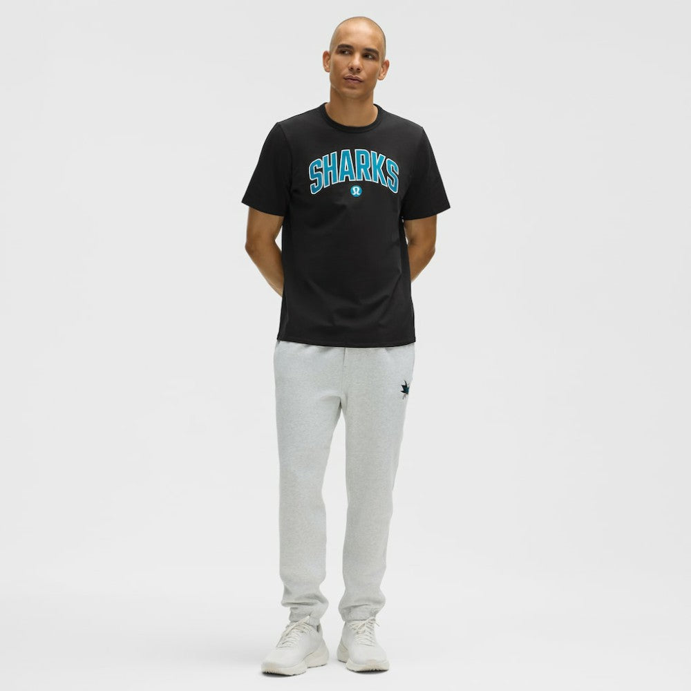 NHL Black|Black San Jose Sharks lululemon Organic Cotton Classic-Fit T-Shirt