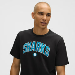 NHL Black|Black San Jose Sharks lululemon Organic Cotton Classic-Fit T-Shirt