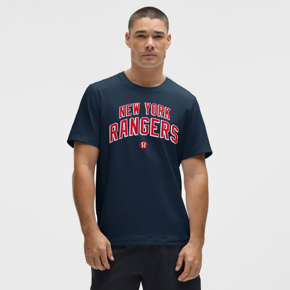 NHL Blue|Blue New York Rangers lululemon Organic Cotton Classic-Fit T-Shirt