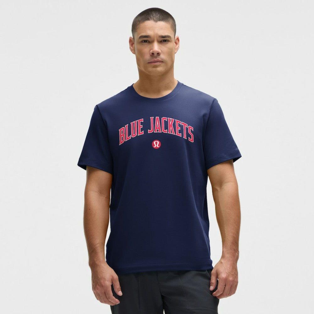 NHL Blue|Blue Columbus Blue Jackets lululemon Organic Cotton Classic-Fit T-Shirt