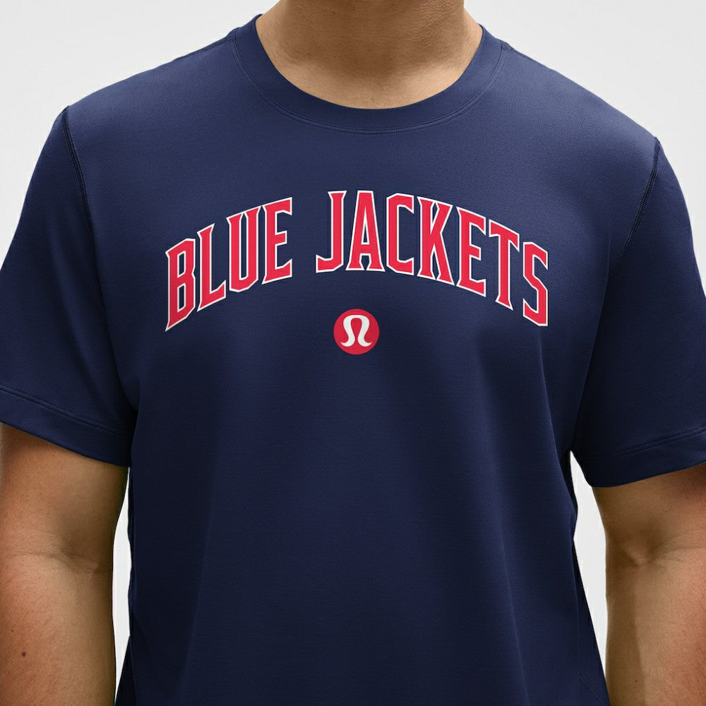 NHL Blue|Blue Columbus Blue Jackets lululemon Organic Cotton Classic-Fit T-Shirt