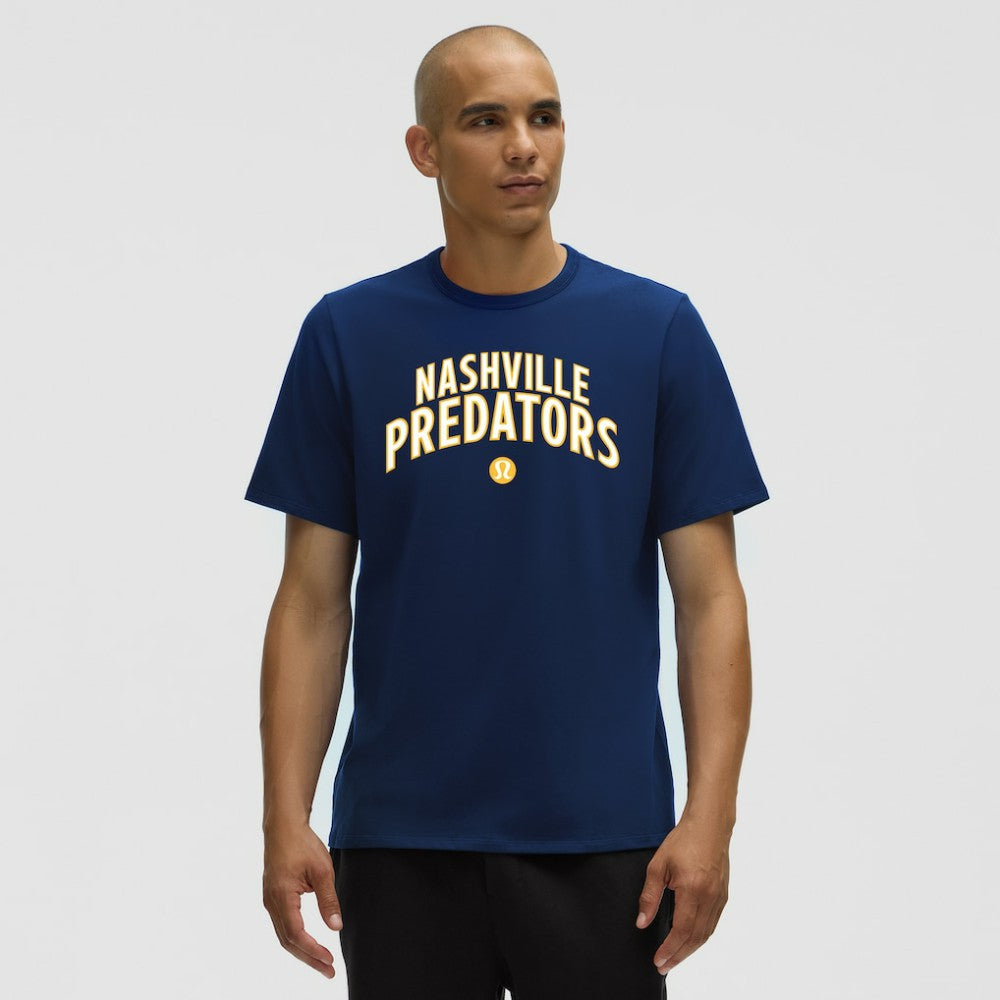 NHL Blue|Blue Nashville Predators lululemon Organic Cotton Classic-Fit T-Shirt
