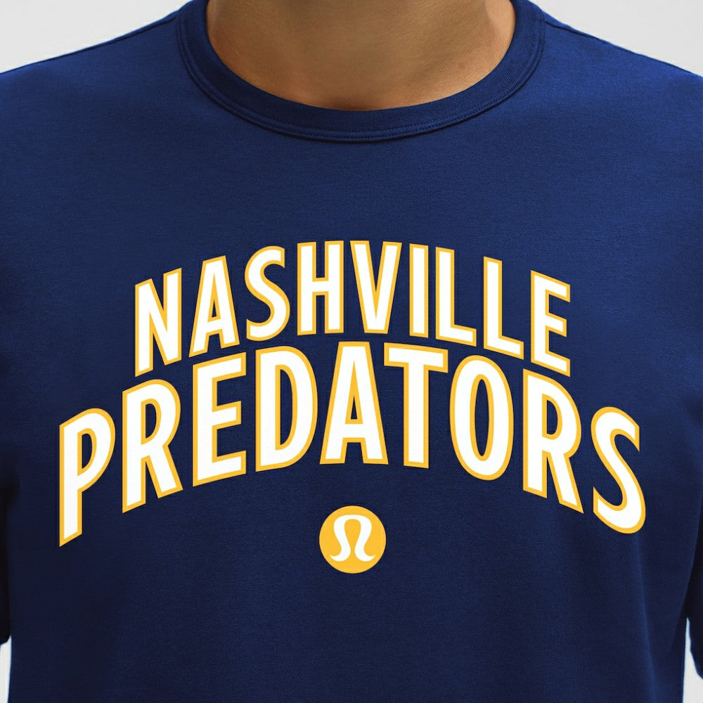 NHL Blue|Blue Nashville Predators lululemon Organic Cotton Classic-Fit T-Shirt