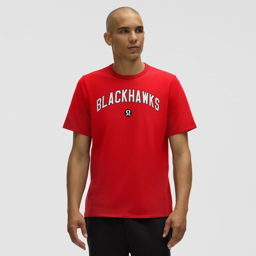 NHL True Red|True Red Chicago Blackhawks lululemon Organic Cotton Classic-Fit T-Shirt