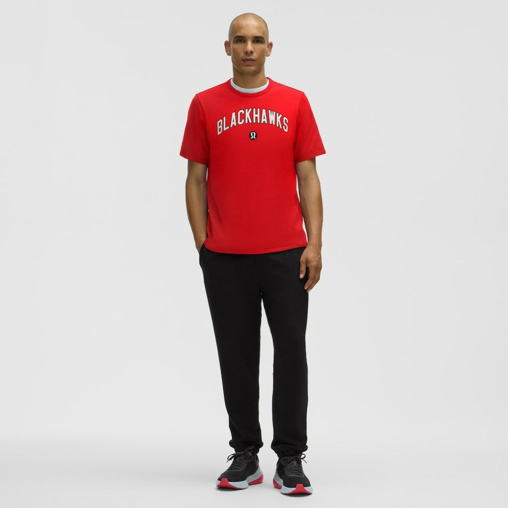 NHL True Red|True Red Chicago Blackhawks lululemon Organic Cotton Classic-Fit T-Shirt