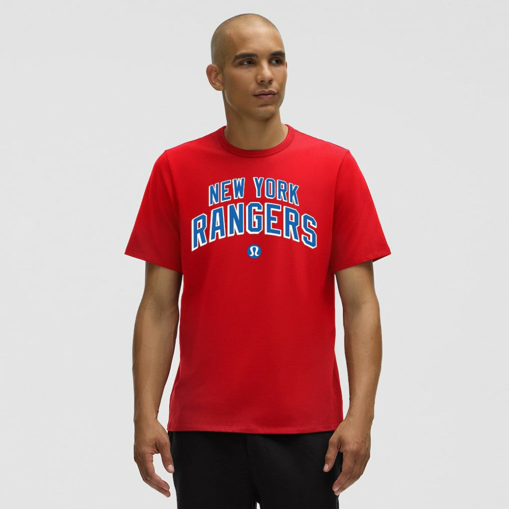 NHL True Red|True Red New York Rangers lululemon Organic Cotton Classic-Fit T-Shirt