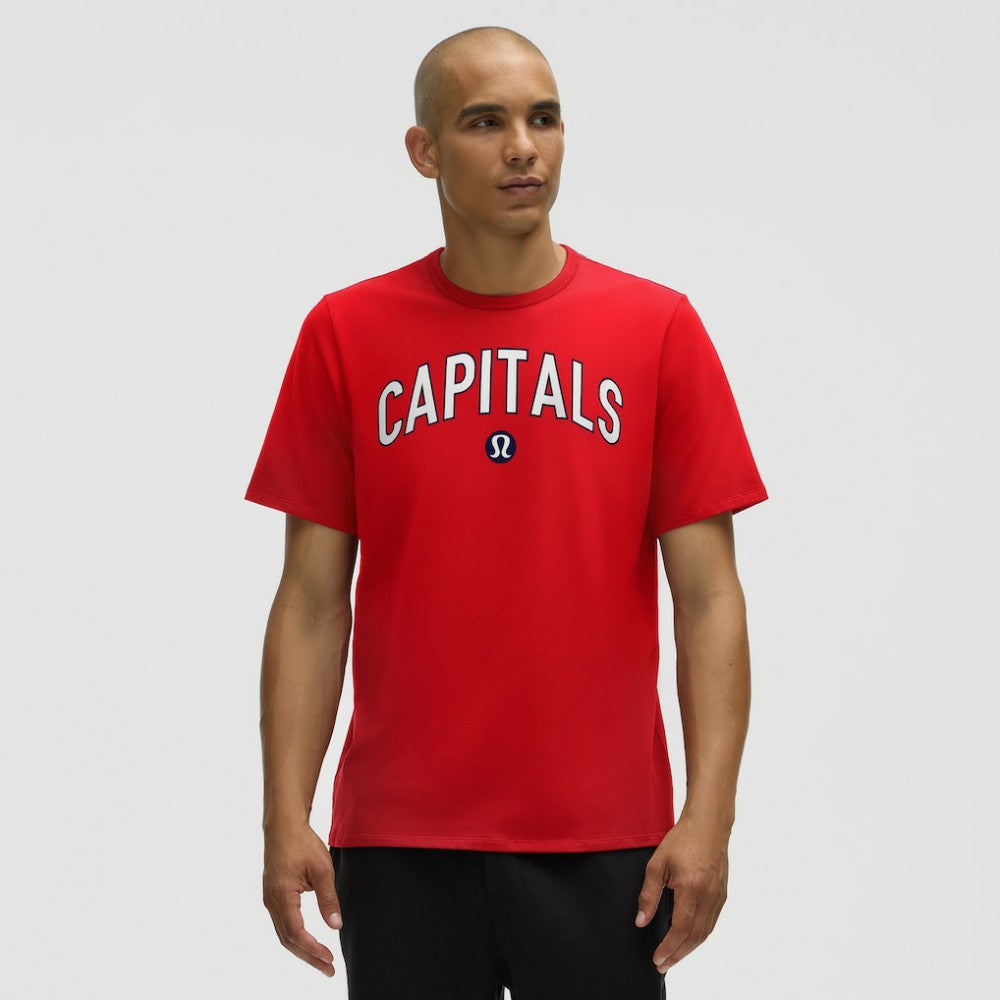 NHL True Red|True Red Washington Capitals lululemon Organic Cotton Classic-Fit T-Shirt