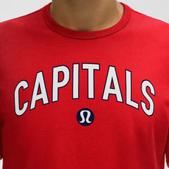 NHL True Red|True Red Washington Capitals lululemon Organic Cotton Classic-Fit T-Shirt