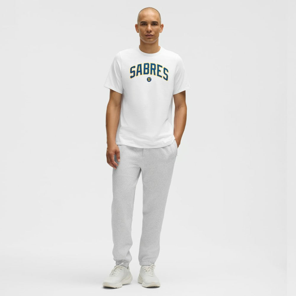 NHL White|White Buffalo Sabres lululemon Organic Cotton Classic-Fit T-Shirt