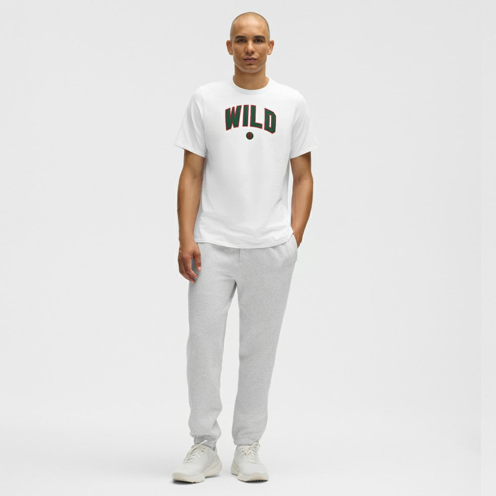 NHL White|White Minnesota Wild lululemon Organic Cotton Classic-Fit T-Shirt