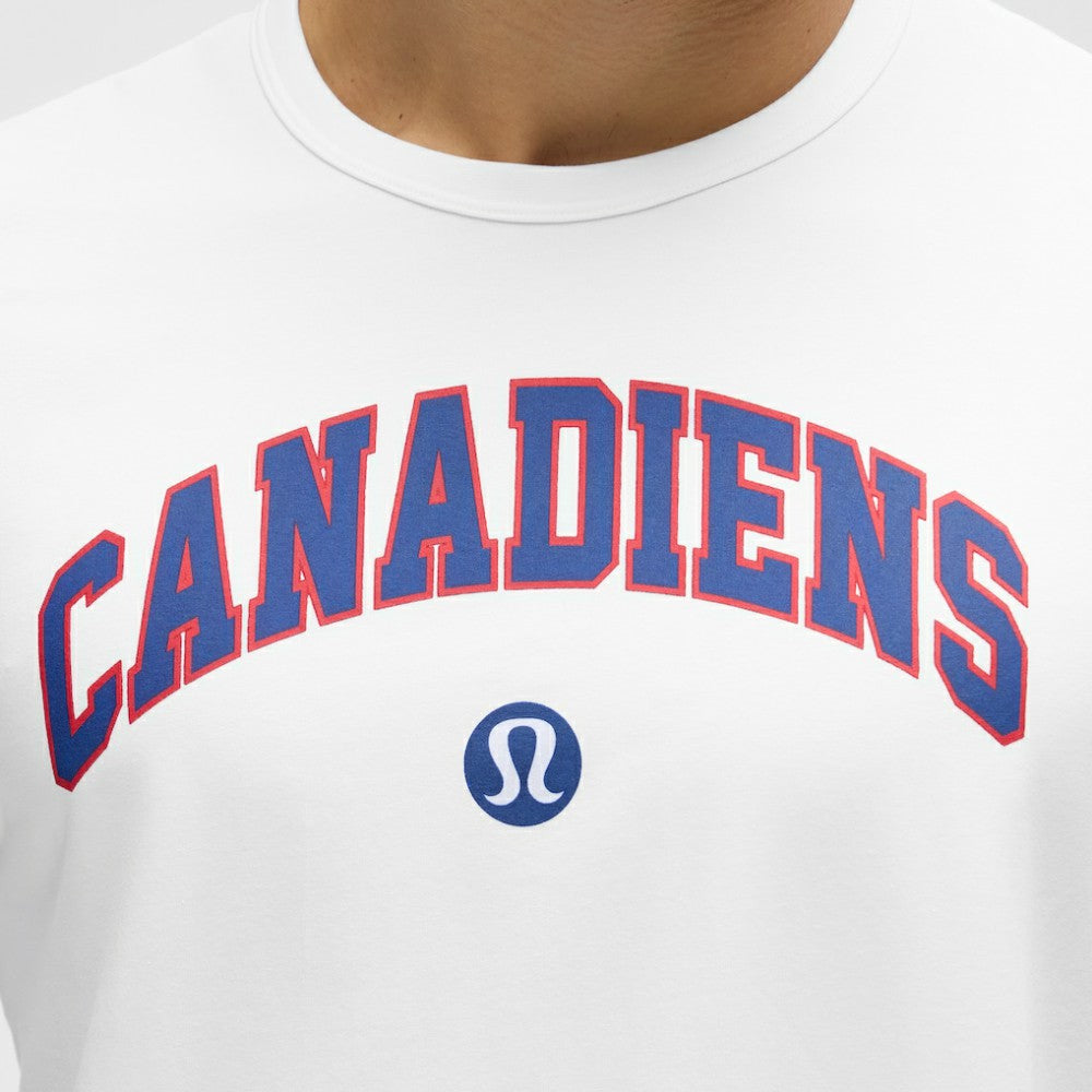 NHL White|White Montreal Canadiens lululemon Organic Cotton Classic-Fit T-Shirt