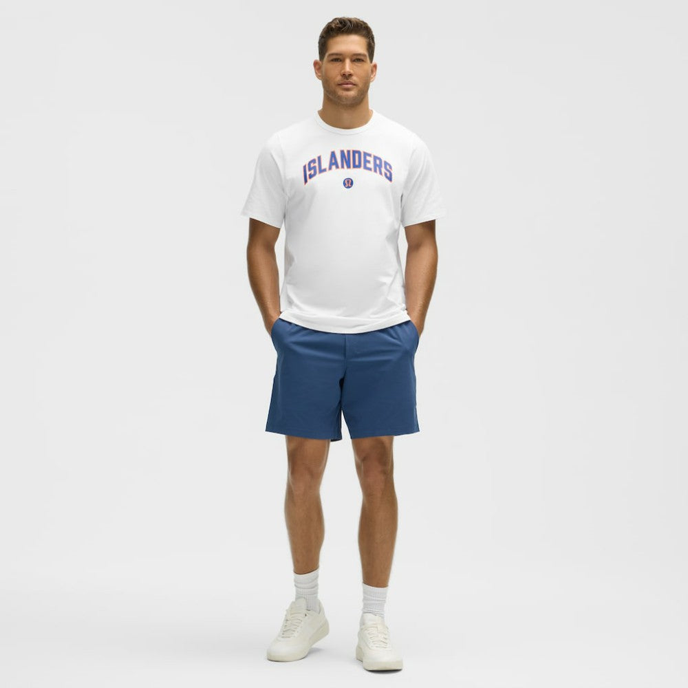 NHL White|White New York Islanders lululemon Organic Cotton Classic-Fit T-Shirt
