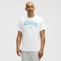 NHL White|White Seattle Kraken lululemon Organic Cotton Classic-Fit T-Shirt