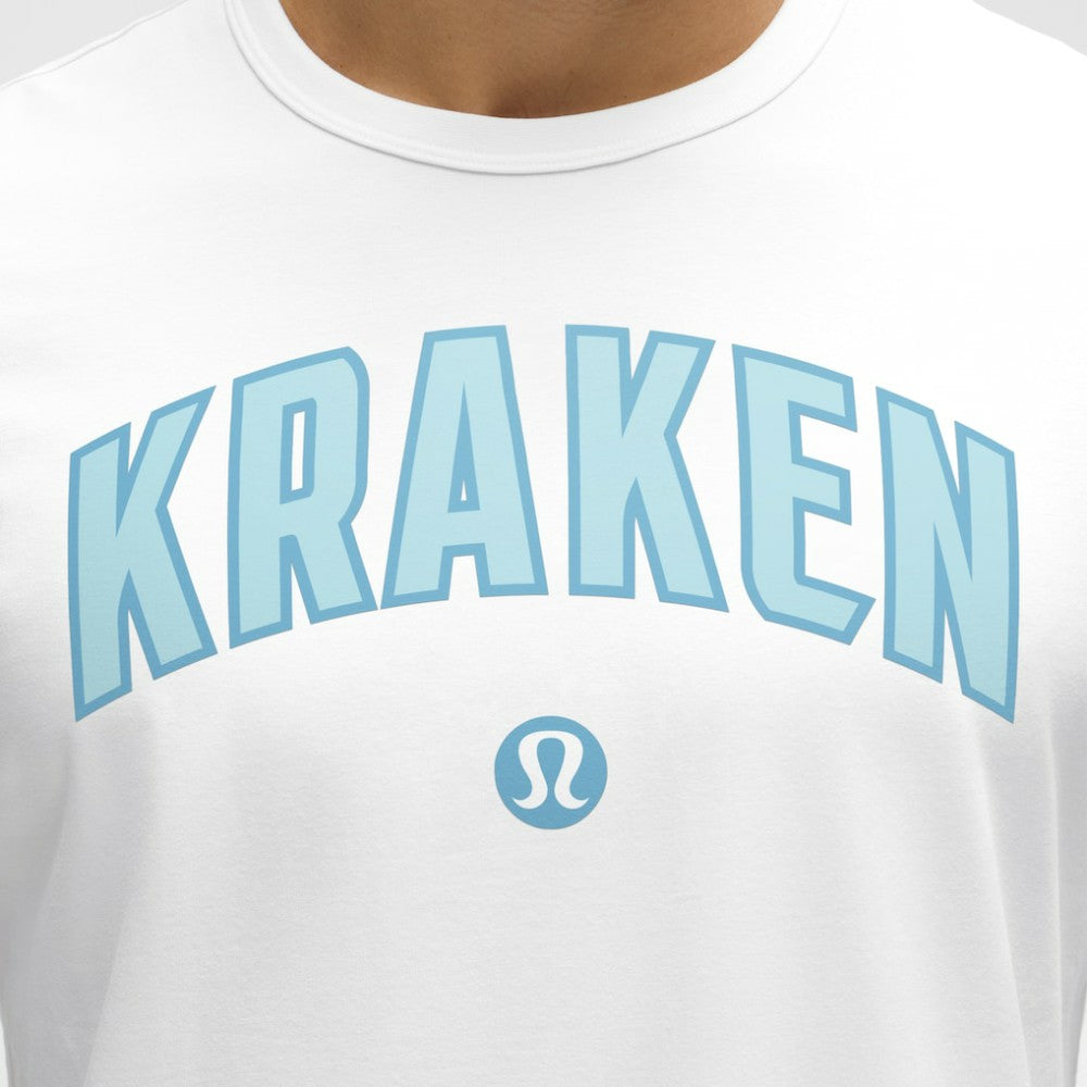 NHL White|White Seattle Kraken lululemon Organic Cotton Classic-Fit T-Shirt