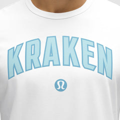 NHL White|White Seattle Kraken lululemon Organic Cotton Classic-Fit T-Shirt