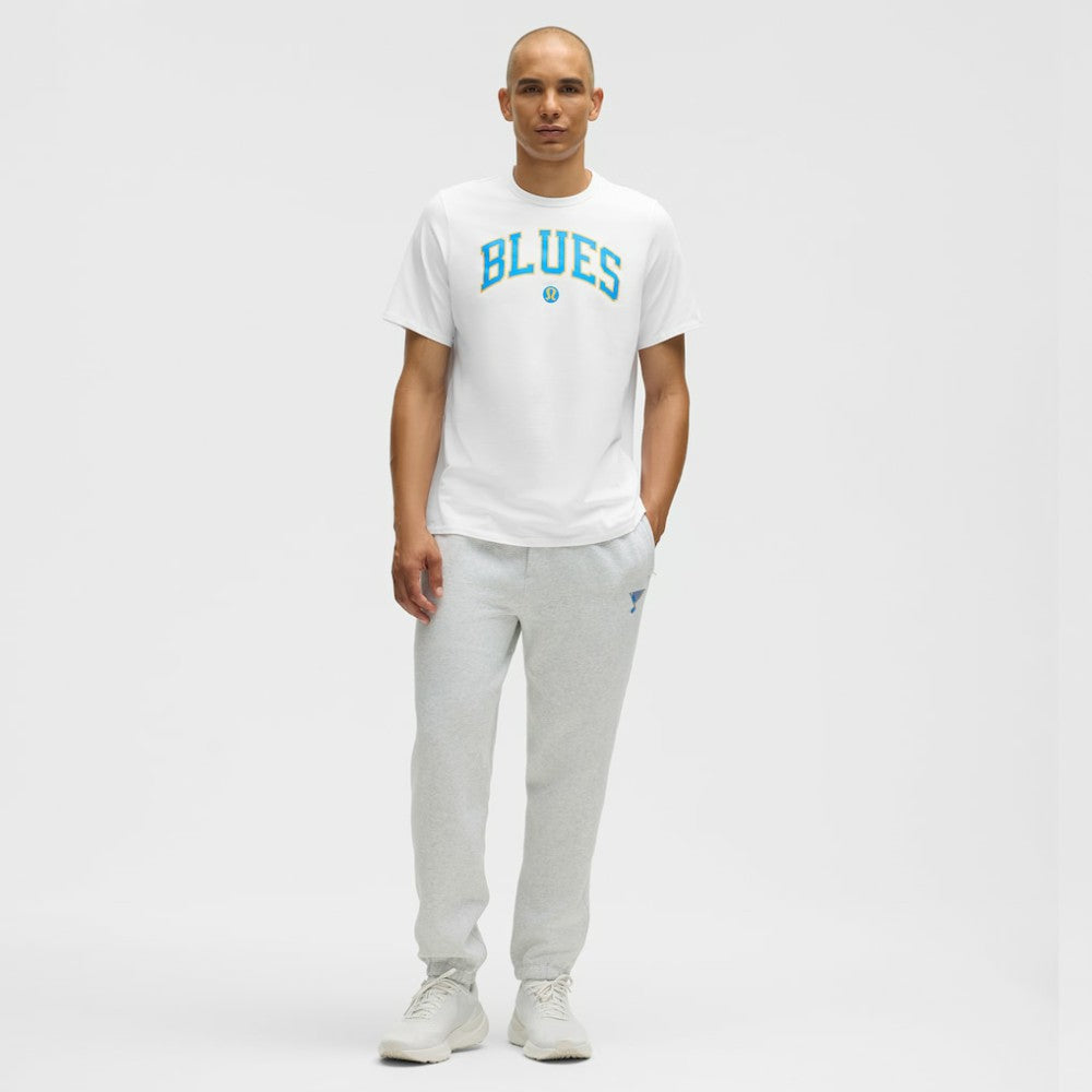 NHL White|White St. Louis Blues lululemon Organic Cotton Classic-Fit T-Shirt