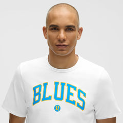NHL White|White St. Louis Blues lululemon Organic Cotton Classic-Fit T-Shirt