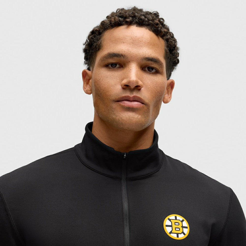 NHL Black|Black Boston Bruins lululemon Soft Jersey Half-Zip Pullover