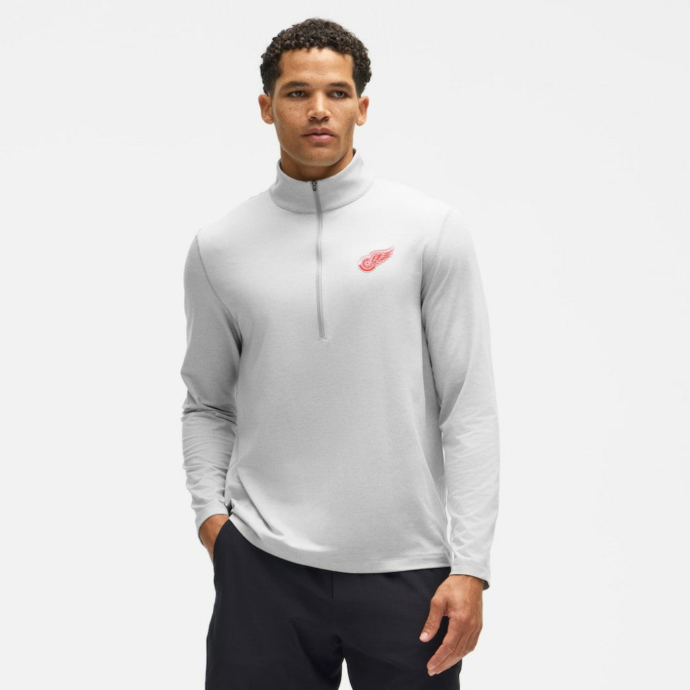 NHL Heather Gray|Heather Gray Detroit Red Wings lululemon Soft Jersey Half-Zip Pullover