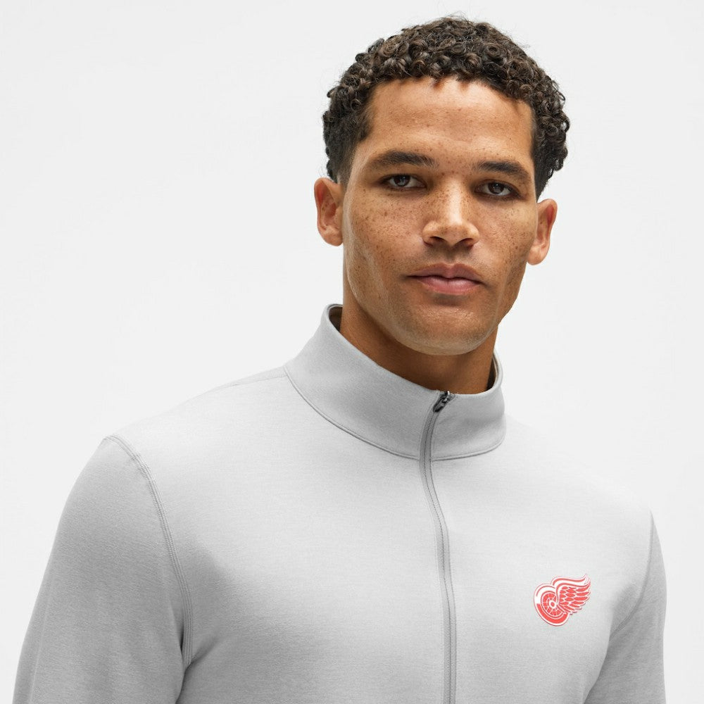 NHL Heather Gray|Heather Gray Detroit Red Wings lululemon Soft Jersey Half-Zip Pullover