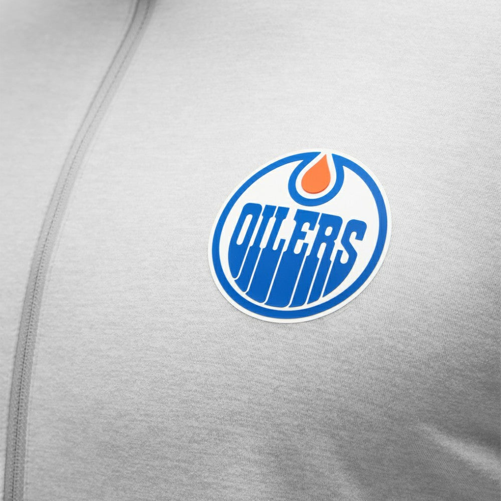 NHL Heather Gray|Heather Gray Edmonton Oilers lululemon Soft Jersey Half-Zip Pullover