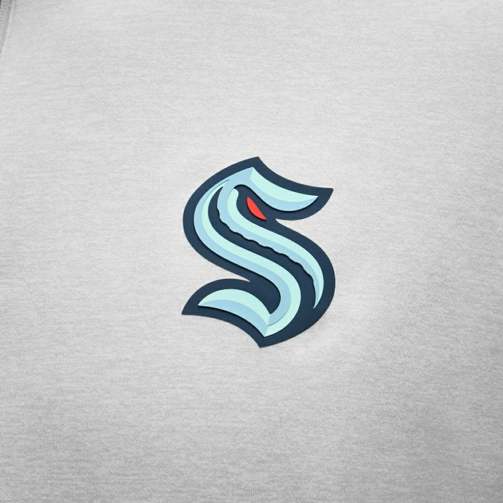 NHL Heather Gray|Heather Gray Seattle Kraken lululemon Soft Jersey Half-Zip Pullover
