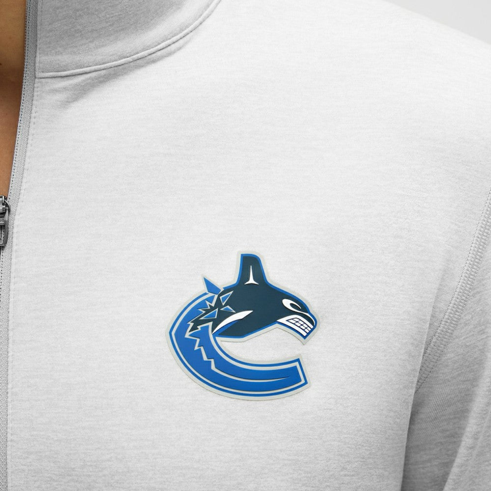 NHL Heather Gray|Heather Gray Vancouver Canucks lululemon Soft Jersey Half-Zip Pullover