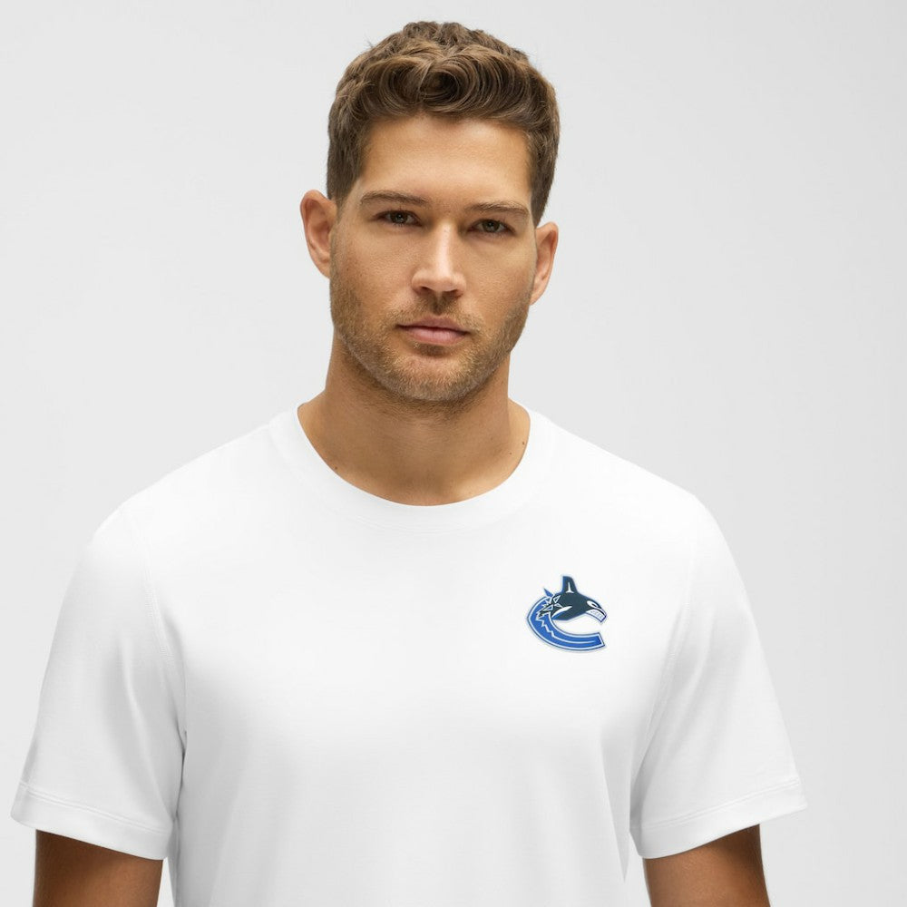 NHL White|White Vancouver Canucks lululemon Soft Jersey T-Shirt