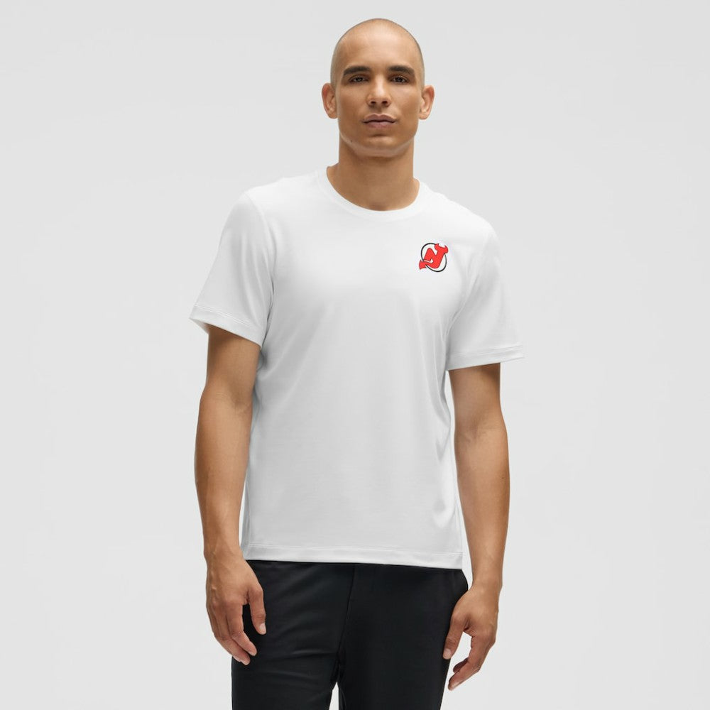 NHL White|White New Jersey Devils lululemon Soft Jersey T-Shirt