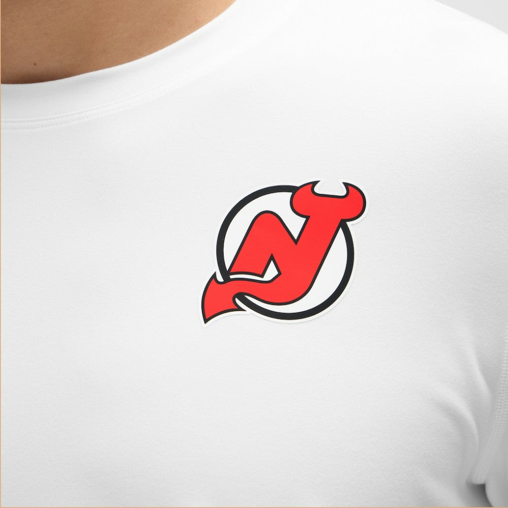 NHL White|White New Jersey Devils lululemon Soft Jersey T-Shirt