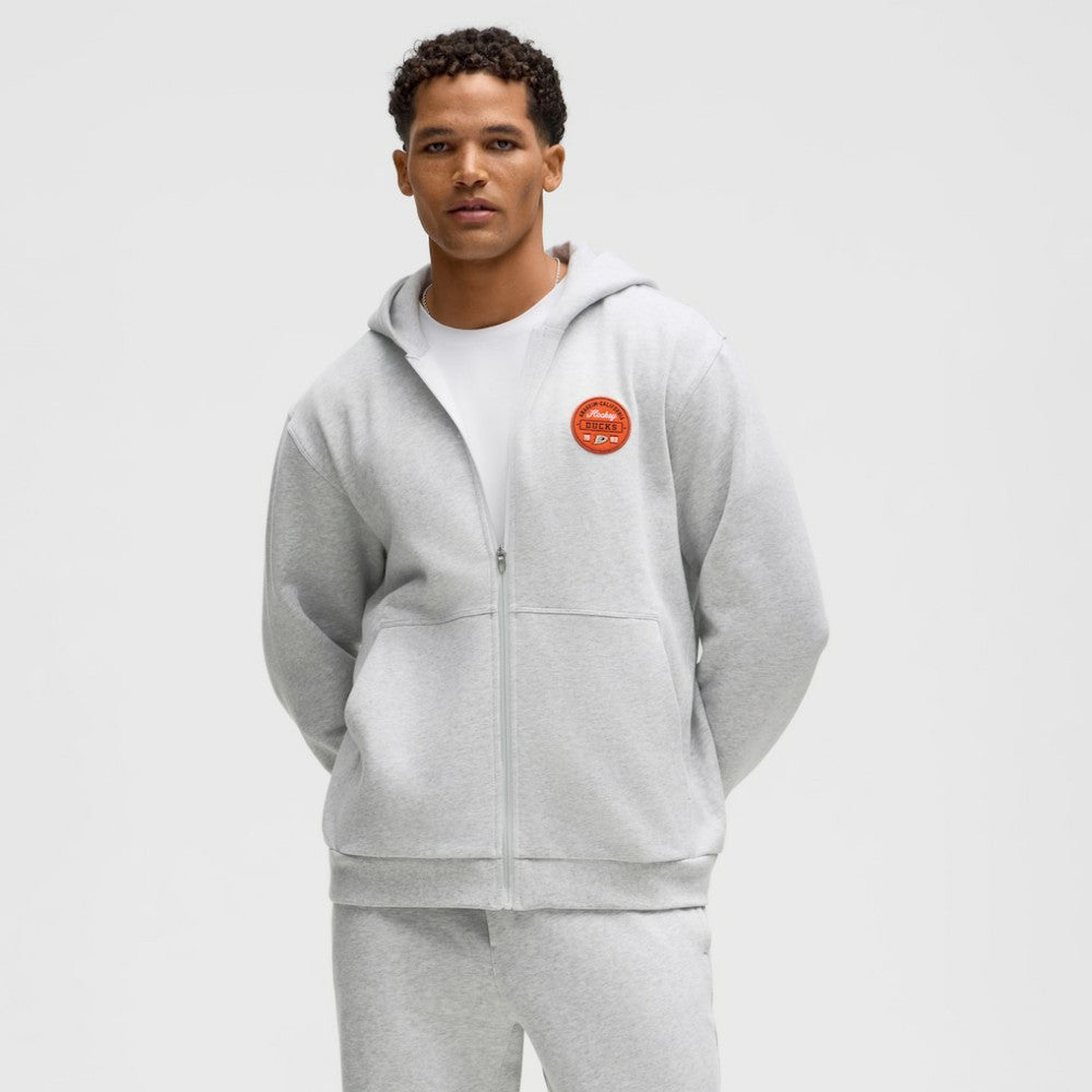 NHL Heathered Core Ultra Light Grey|Heathered Core Ultra Light Grey Anaheim Ducks lululemon Steady State Full-Zip Hoodie