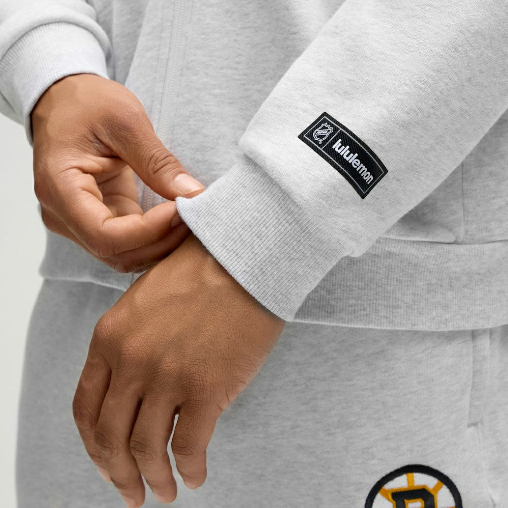 NHL Heathered Core Ultra Light Grey|Heathered Core Ultra Light Grey Boston Bruins lululemon Steady State Full-Zip Hoodie