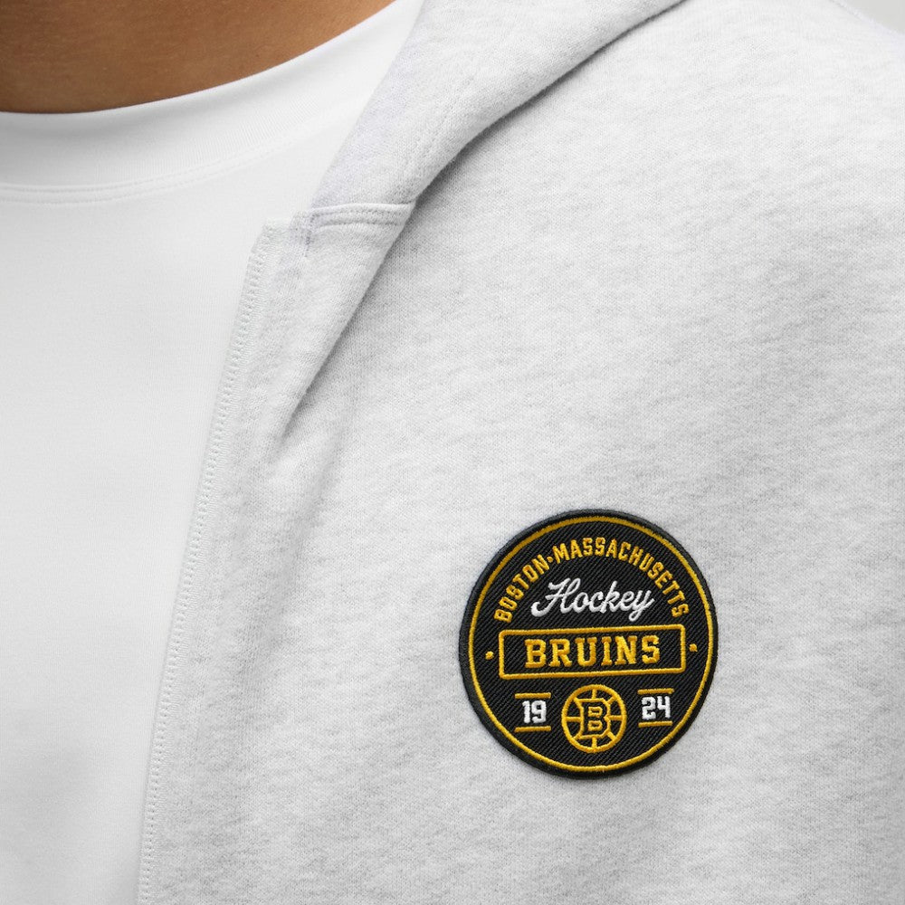 NHL Heathered Core Ultra Light Grey|Heathered Core Ultra Light Grey Boston Bruins lululemon Steady State Full-Zip Hoodie