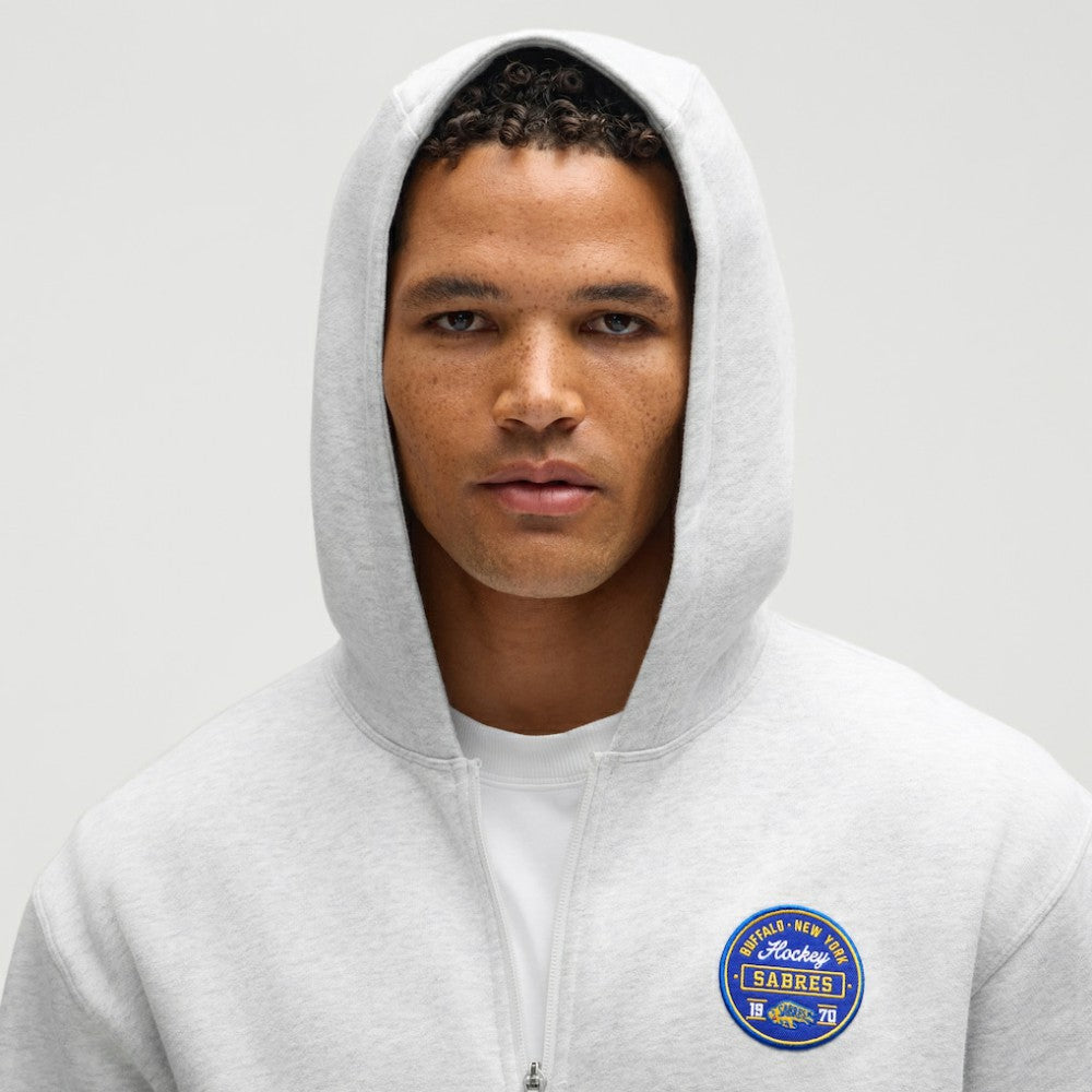 NHL Heathered Core Ultra Light Grey|Heathered Core Ultra Light Grey Buffalo Sabres lululemon Steady State Full-Zip Hoodie
