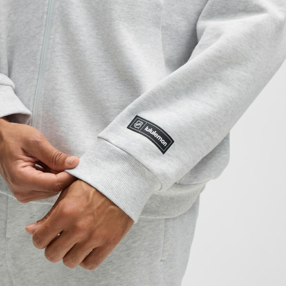 NHL Heathered Core Ultra Light Grey|Heathered Core Ultra Light Grey Columbus Blue Jackets lululemon Steady State Full-Zip Hoodie