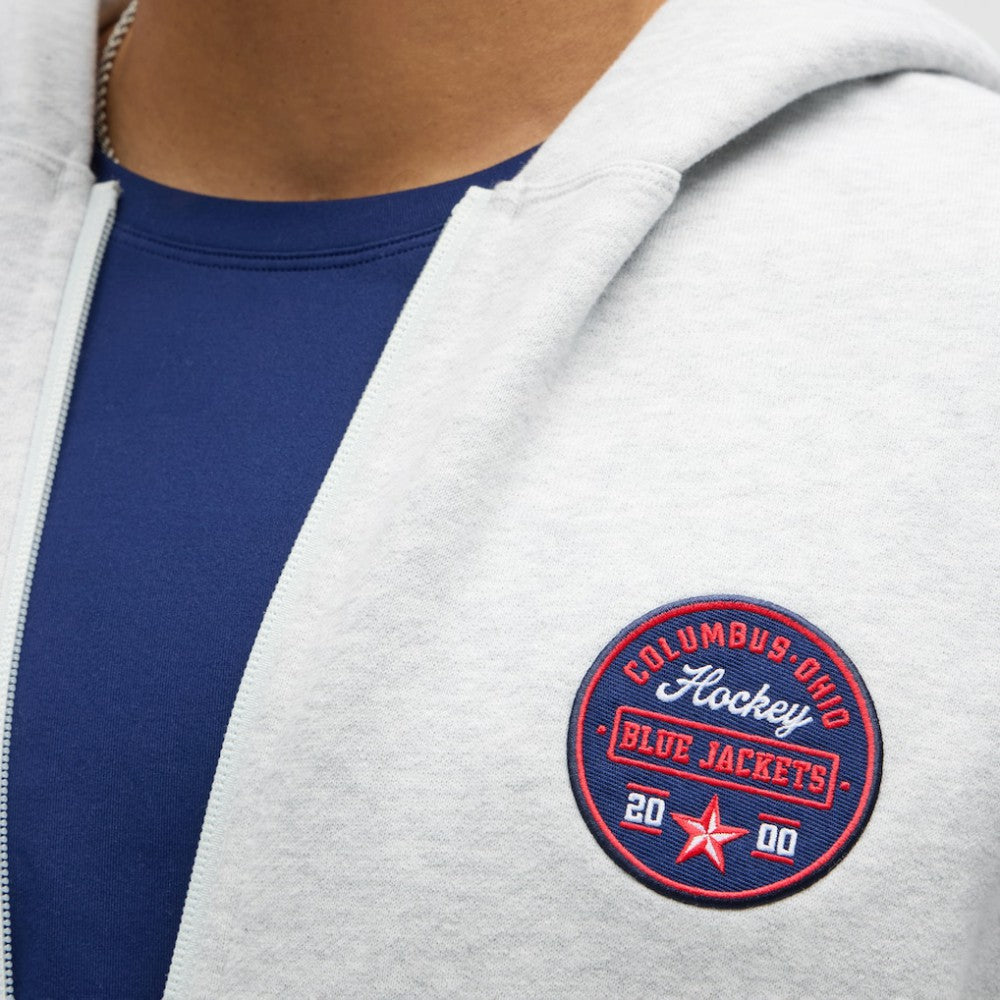 NHL Heathered Core Ultra Light Grey|Heathered Core Ultra Light Grey Columbus Blue Jackets lululemon Steady State Full-Zip Hoodie