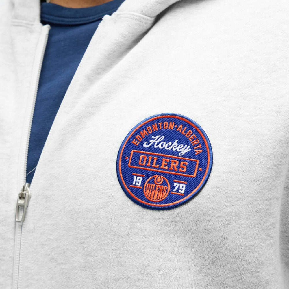 NHL Heathered Core Ultra Light Grey|Heathered Core Ultra Light Grey Edmonton Oilers lululemon Steady State Full-Zip Hoodie
