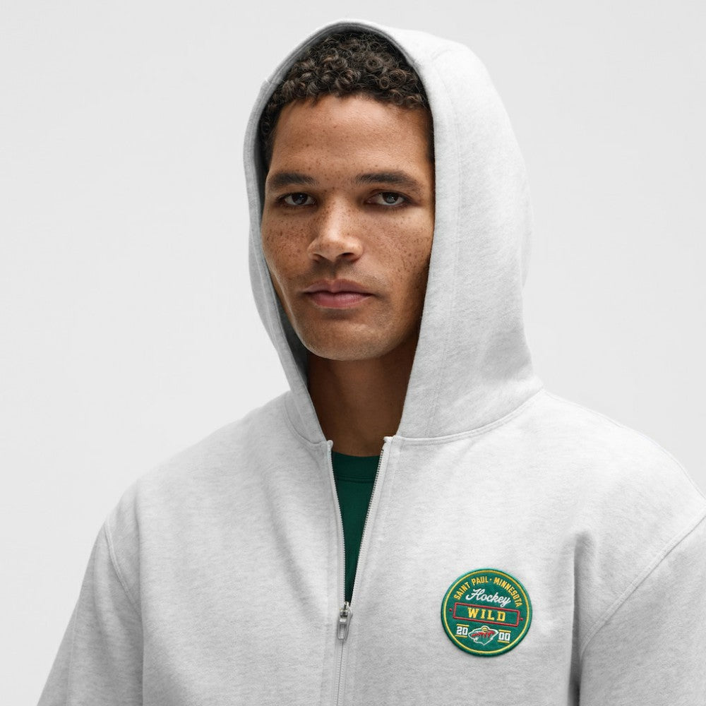 NHL Heathered Core Ultra Light Grey|Heathered Core Ultra Light Grey Minnesota Wild lululemon Steady State Full-Zip Hoodie
