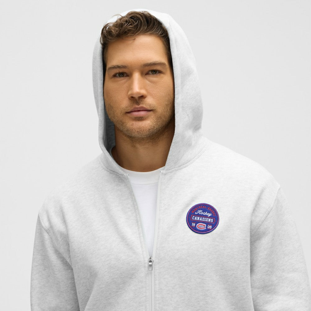 NHL Heathered Core Ultra Light Grey|Heathered Core Ultra Light Grey Montreal Canadiens lululemon Steady State Full-Zip Hoodie