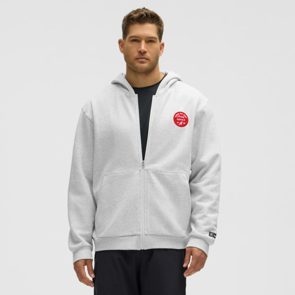 NHL Heathered Core Ultra Light Grey|Heathered Core Ultra Light Grey New Jersey Devils lululemon Steady State Full-Zip Hoodie