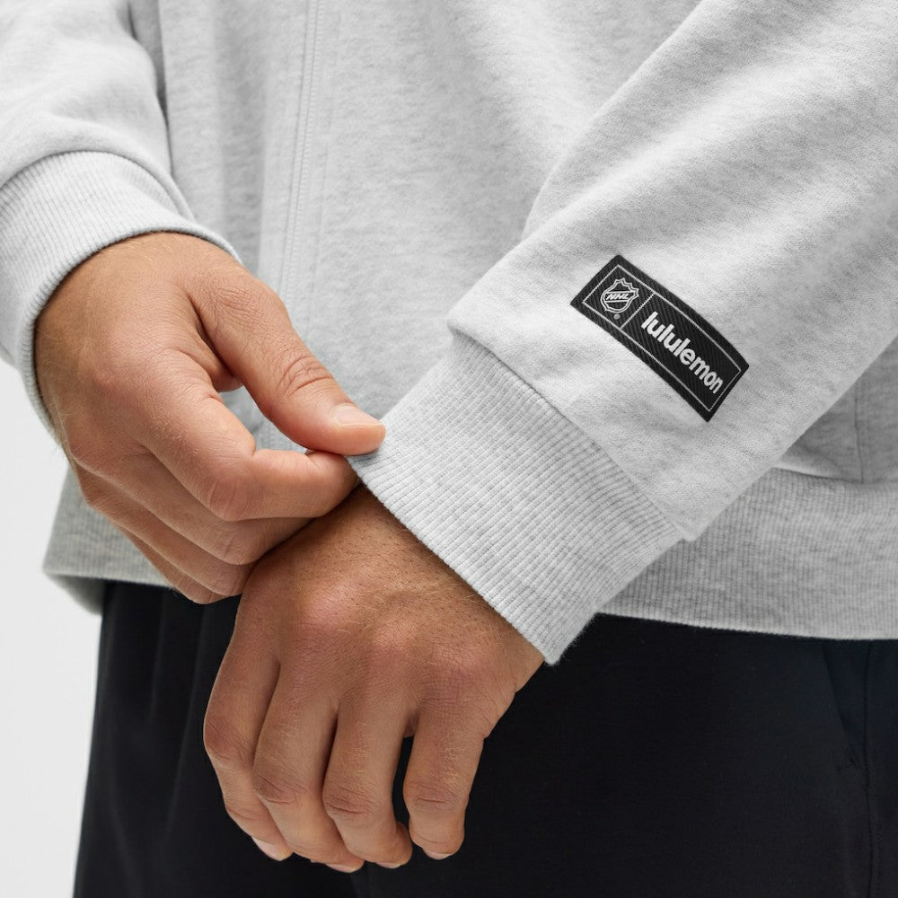 NHL Heathered Core Ultra Light Grey|Heathered Core Ultra Light Grey New Jersey Devils lululemon Steady State Full-Zip Hoodie